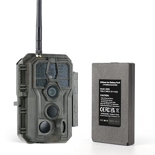 GardePro E8P WiFi Trail Camera with 8000mAh Battery