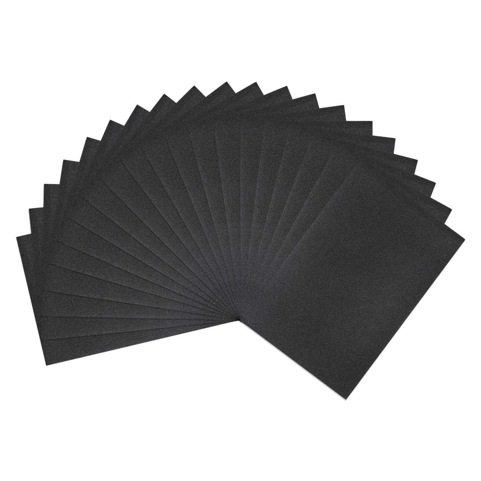 QUARKZMAN 20 Pezzi Carta Vetrata Grana 100 18 X 12 Pollici Supporto Impermeabile Carburo Di Silicio Per Levigatura Umido/Secco Finitura Legno Metalli Lucidatura Auto