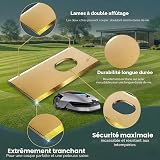 Intckwan 36x Lames de Rechange, Compatibles avec Tondeuses Robot Dreame Série A1/A2/A1 Pro/A1 Ultra/M1/M2, Lames en Acier Inoxydable Revêtues de Titane 0,9 mm avec Boîte de Rangement - 5