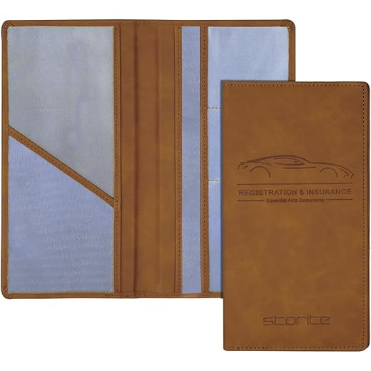 Storite Car Registration Card Holder 24cm
