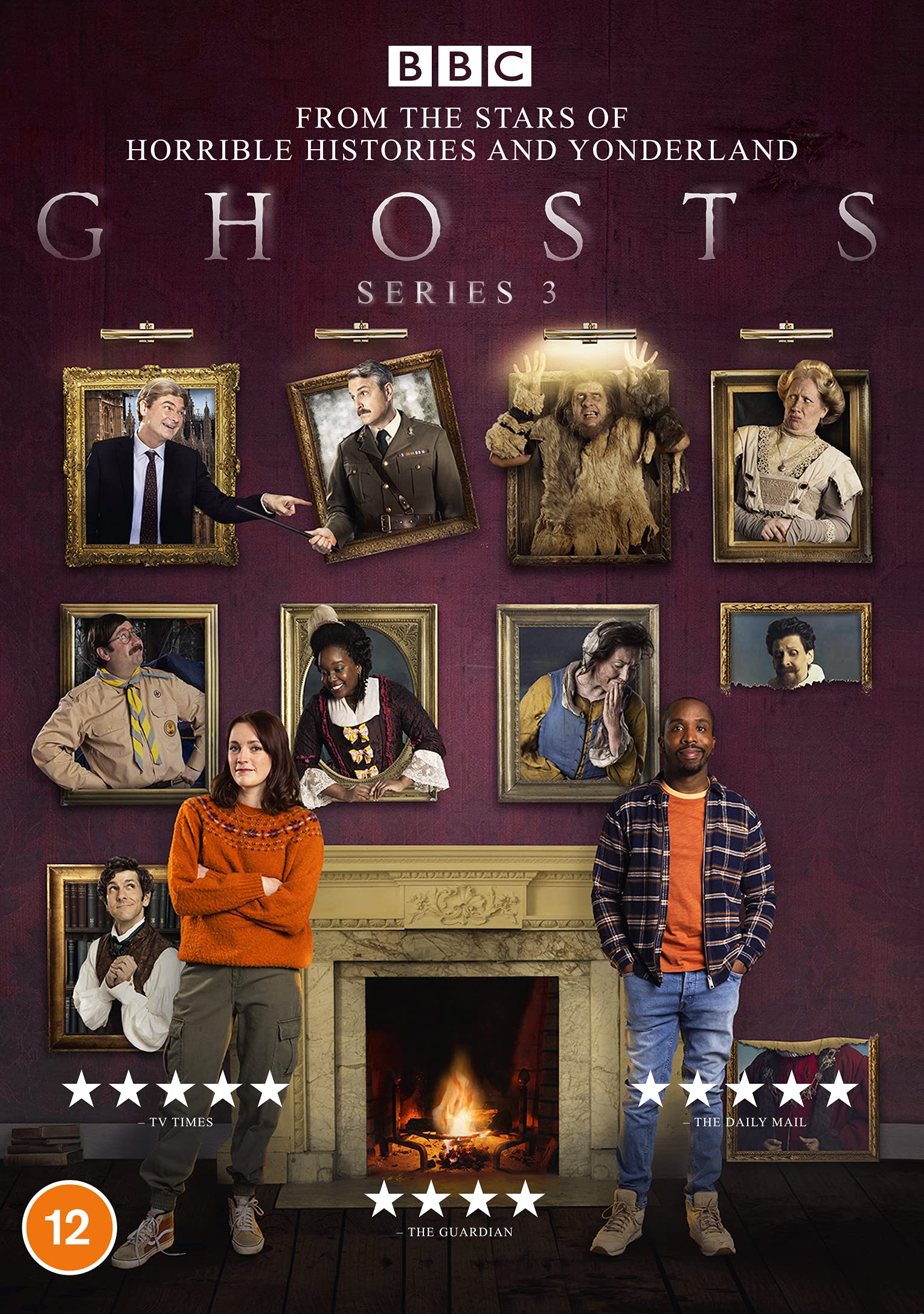 Ghosts: Series 3 - DVD (2021) - Brand New and Sealed - UK PAL Region 2