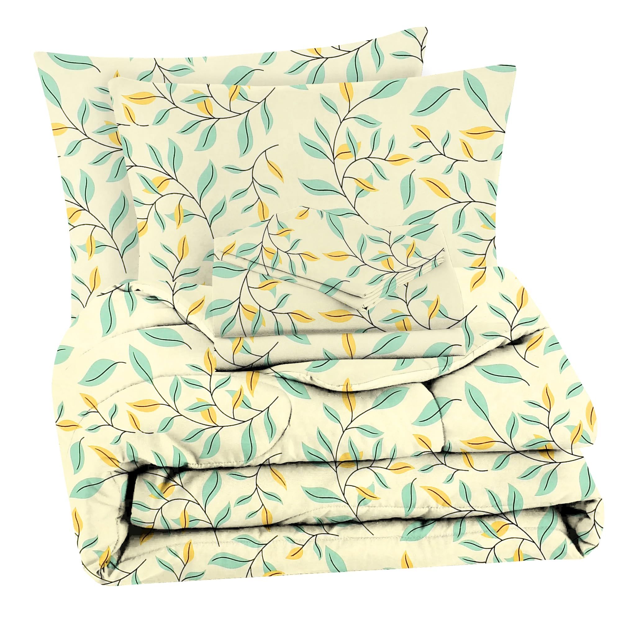 VAS Collections AC Comforter Set - King Size Floral -21