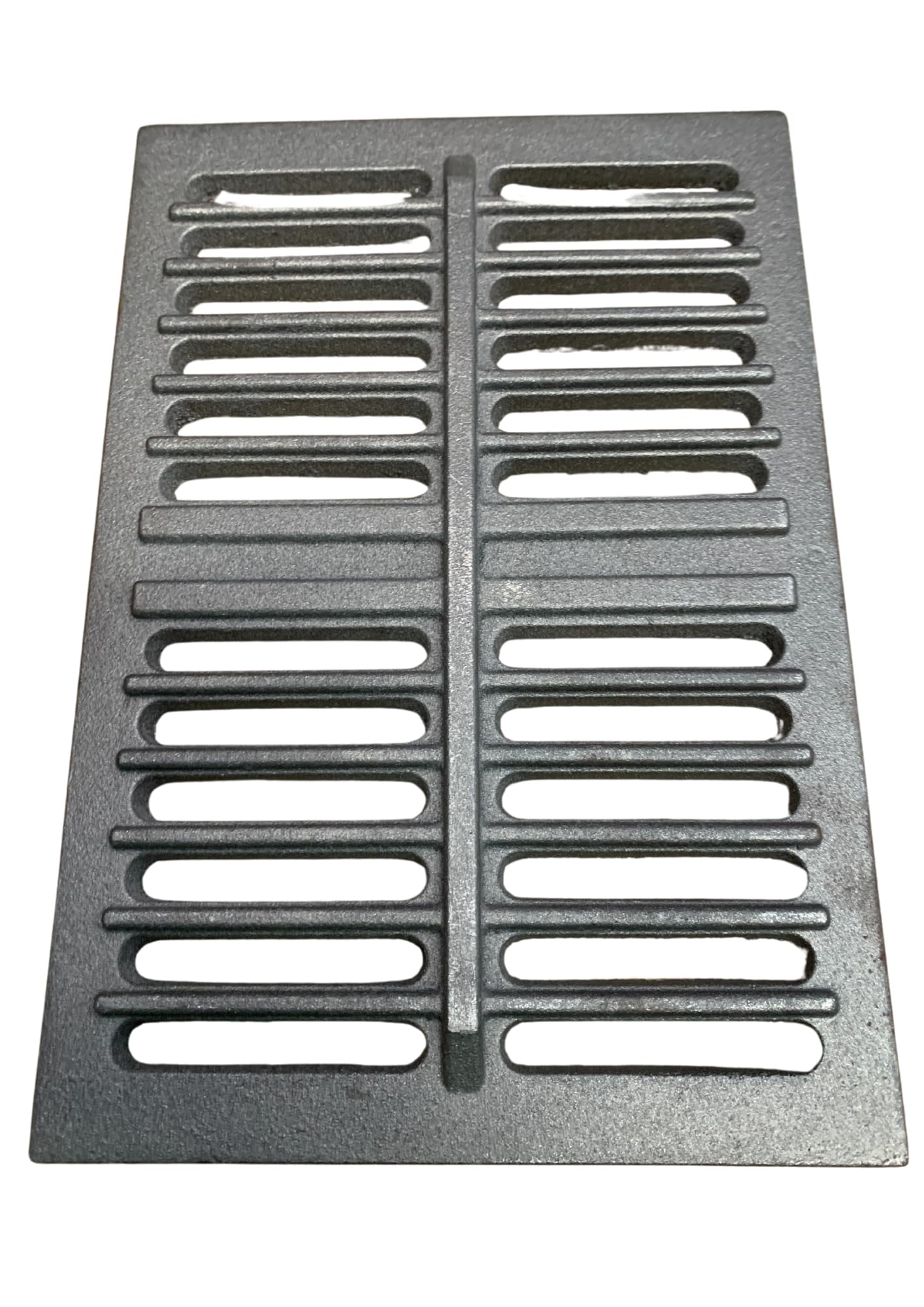 Rejilla de hierro fundido para chimeneas 30,4 x 20,9 x 1 cm