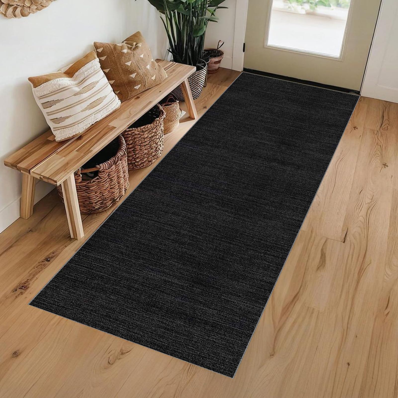 Tapis De Couloir Long Antidérapant 50x120 Cm - Tapis Cuisine Devant Évier Lavable Absorbant - Motifs Géométriques Modernes - Personnalisable Au Mètre