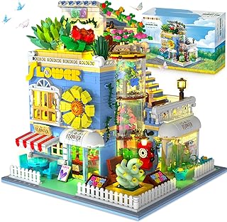 HOGOKIDS Succulent Flower House Building Sets - Compatible with Lego Plant Series Botanical Collection Building Blocks Garden Kits Greenhouse Model, Great Gift for Adult Girls 6-12 Years (2091 PCS)