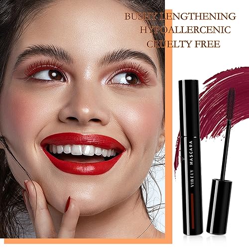 Miniatura 6 de Máscara azul voluminosa impermeable de ojo de gato para pestañas mejor volumen alargamiento rizado definición lavable para uso en escenario para