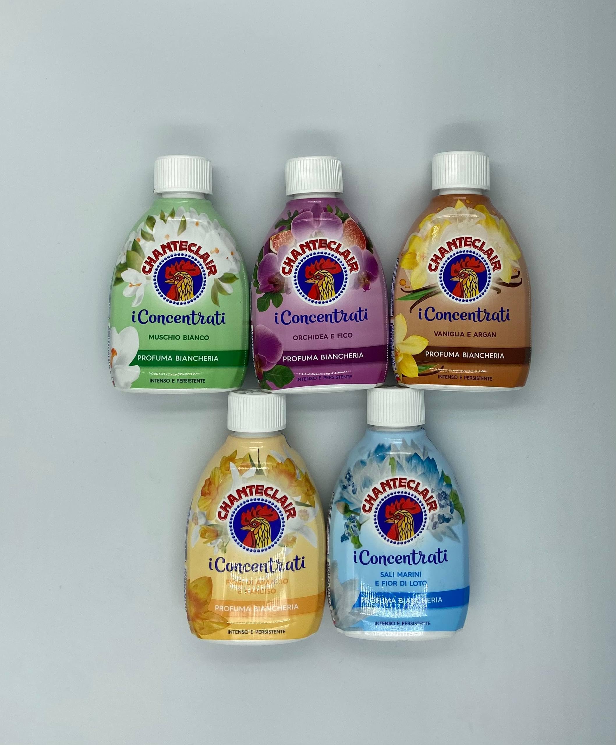Detergente Concentrato Profuma Biancheria e Bucato, 5 Fragranze Premium, set da 3 o da 6, per Lavatrice e Lavaggio a Mano (x5, Tutte le Profumazioni)