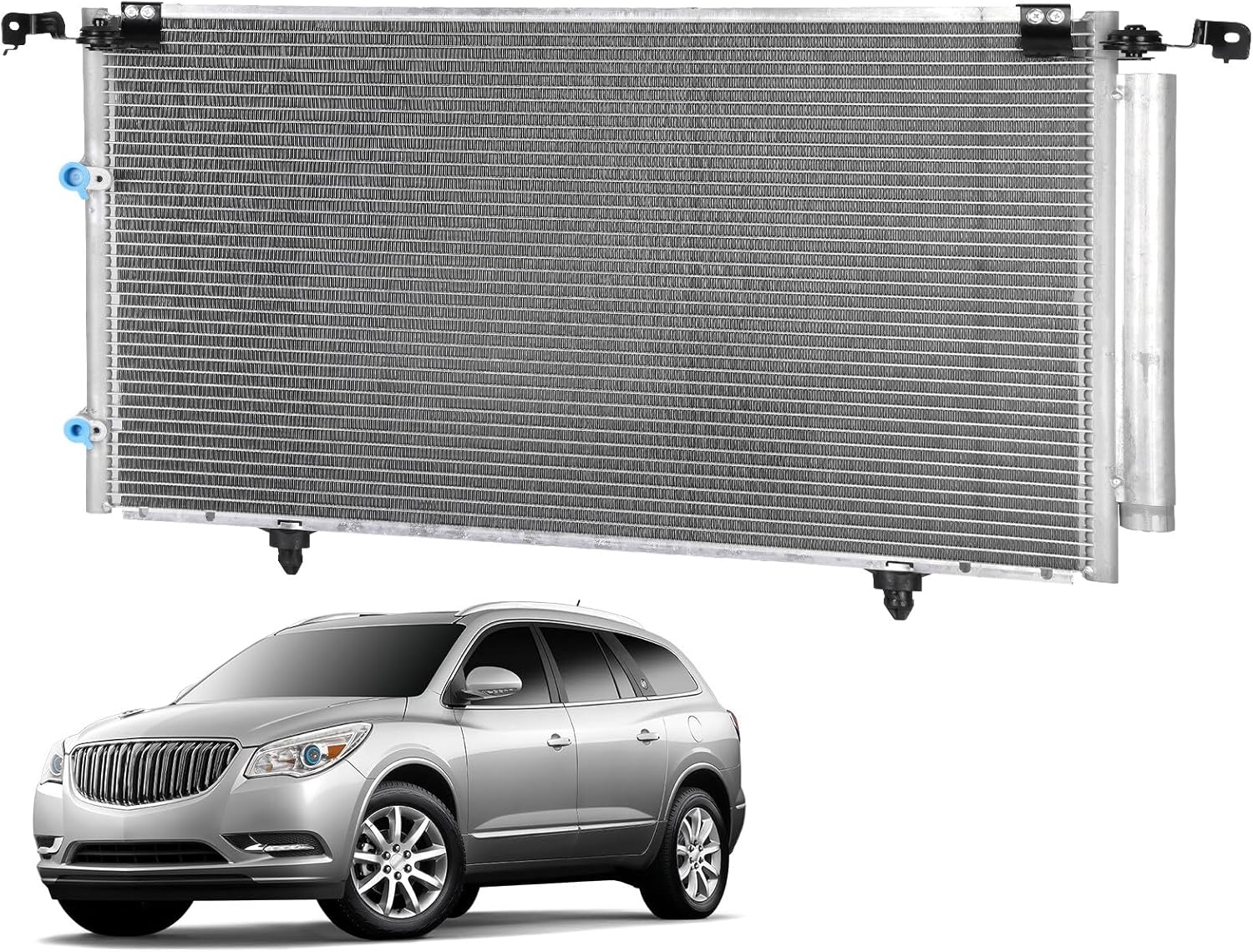 OCPTY AC Condenser Compatible with 2002-2006 for Toyota Camry | 2002-2003 for Lexus ES300 | 2004-2006 for Lexus ES330 | 2004-2008 for Toyota Solara, Replace 3113 Condensers