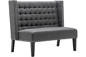 Andeworld Modern Loveseat Settee Bench Sofa Couch