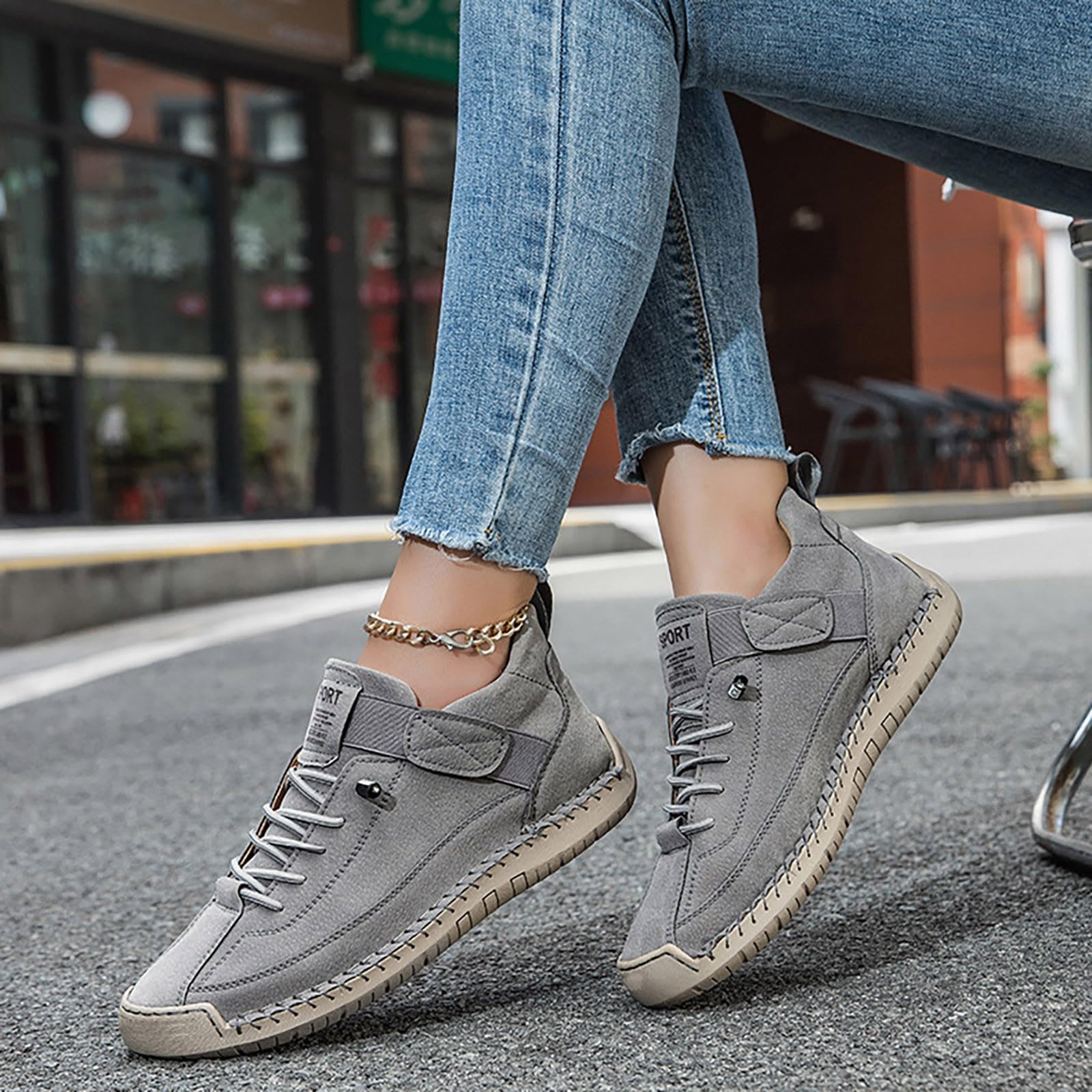 Zapatos Casuales para Mujer 38 - Zapatos Compensee Verano Tacón Zapato De Trabajo Suecia Vintage Baloncesto De La Ciudad Chic Confort Zapatilla De Deporte 2026 Nueva Elegancia Zapatillas Para Caminar