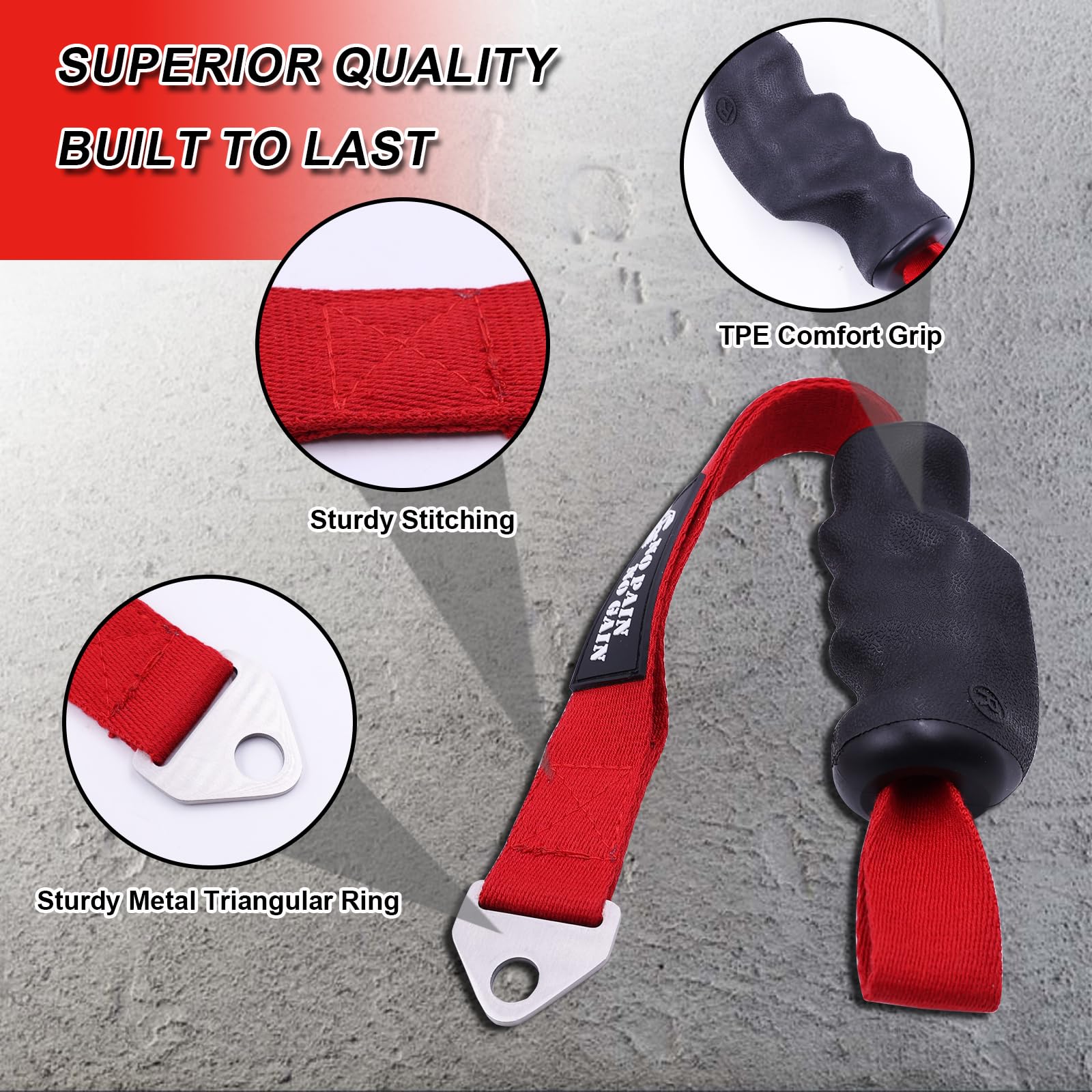 Poignée De Tirage Ergonomique Pour Câble – TPE Antidérapant – Conçue Main Gauche Ou Droite – Renforcement Poignet Et Avant-bras – Compatible Machine à Câble