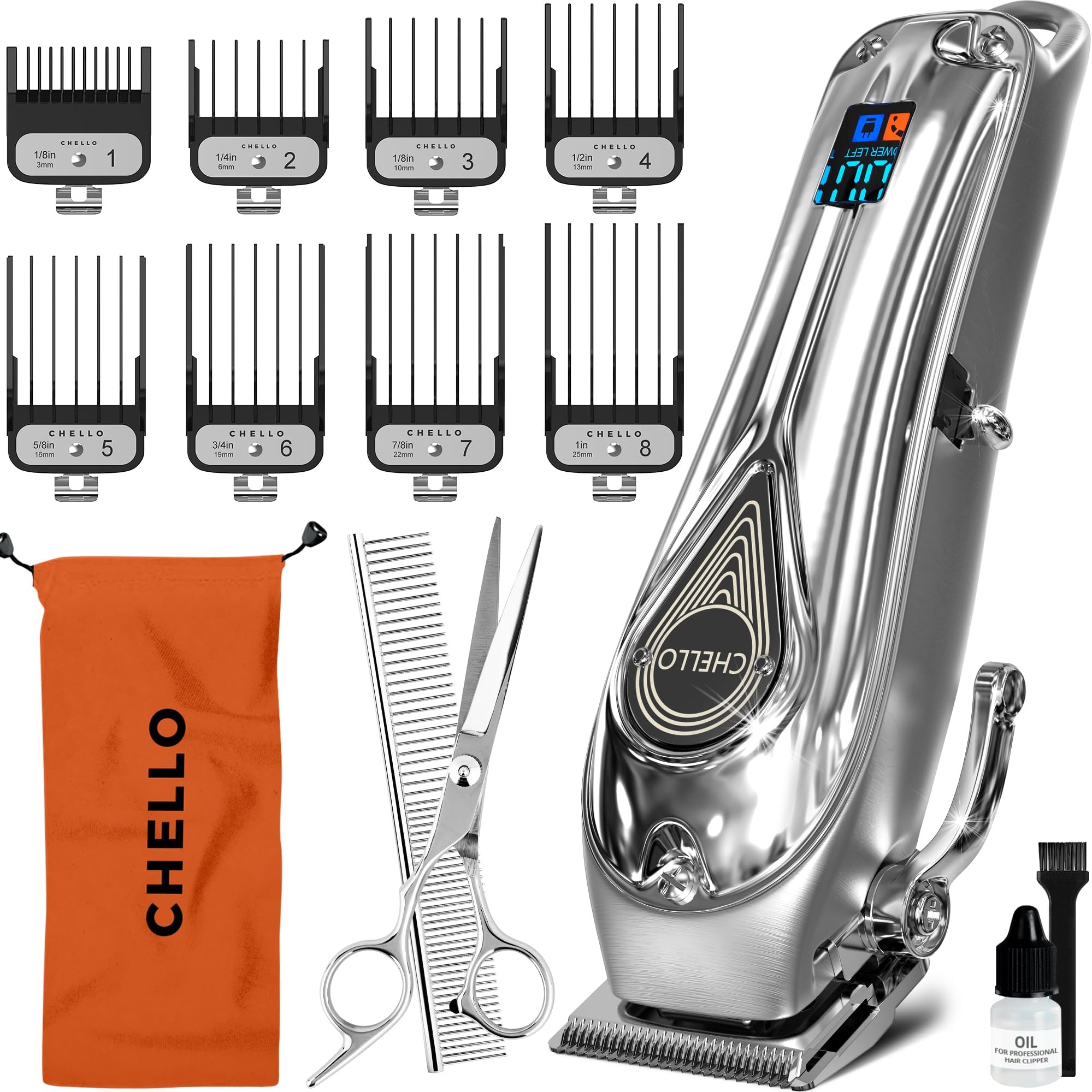 Full Metal Professional Dog Clippers for Grooming, Dog Hair