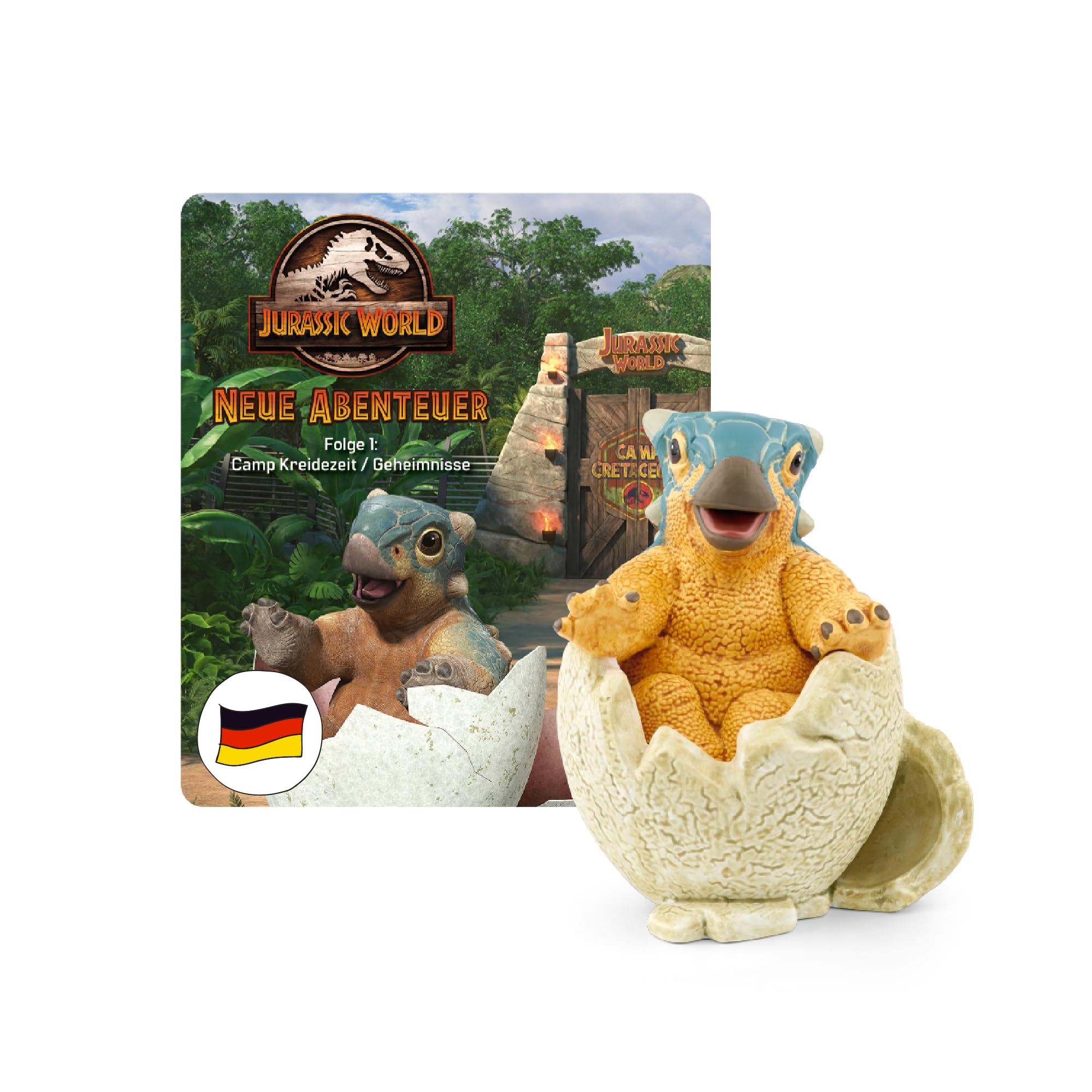 tonies Hörfigur Jurassic World: Neue Abenteuer – Folge 1: Camp Kreidezeit / Geheimnisse
