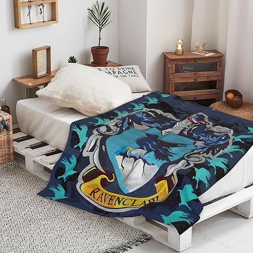 Miniatura 2 de Magic Colleges House - Manta de forro polar ultrasuave con diseño de garra de cuervo, bonita manta suave y acogedora para otoño, ligera, mullida
