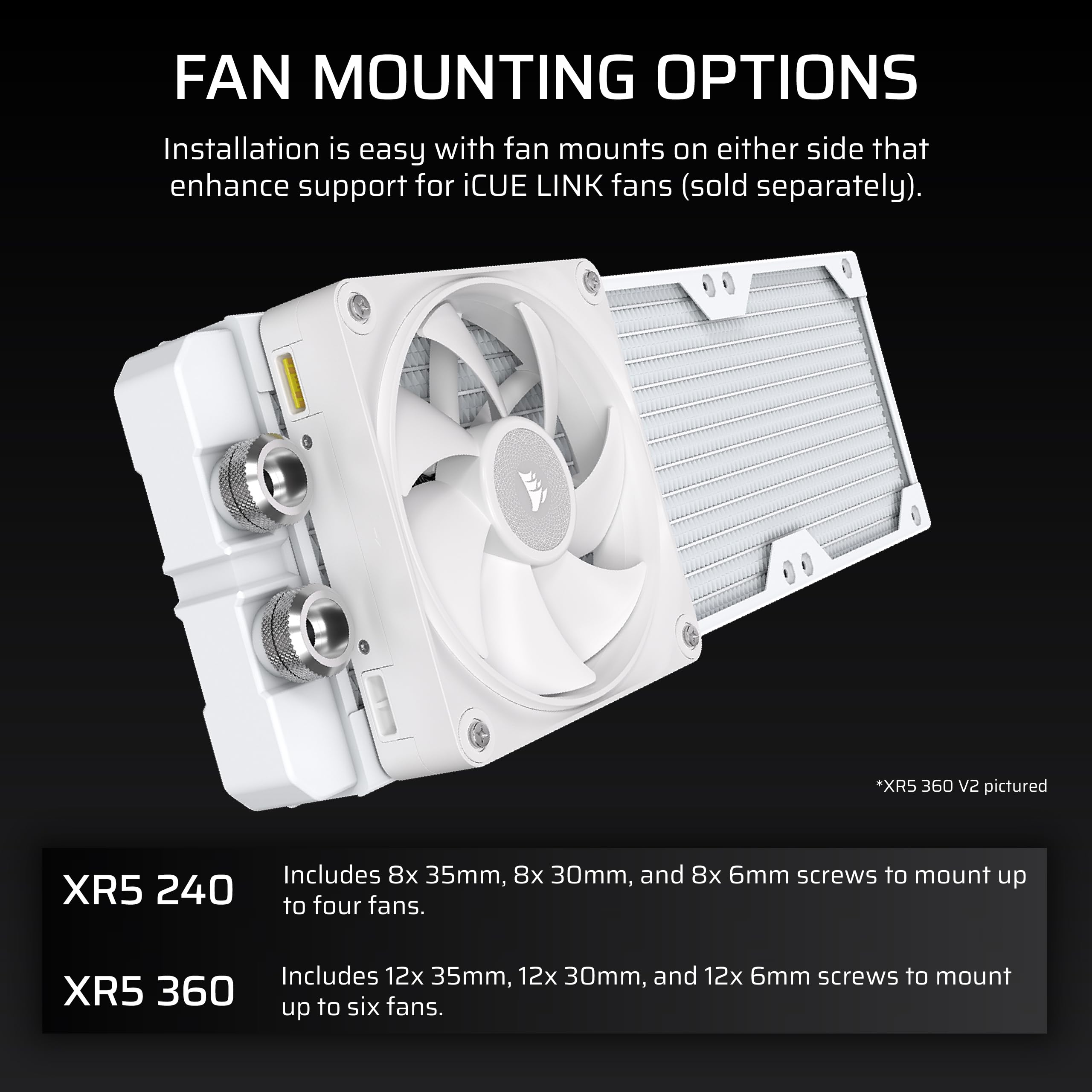 Amazon.com: CORSAIR Hydro X Series XR5 360mm V2 Custom Cooling