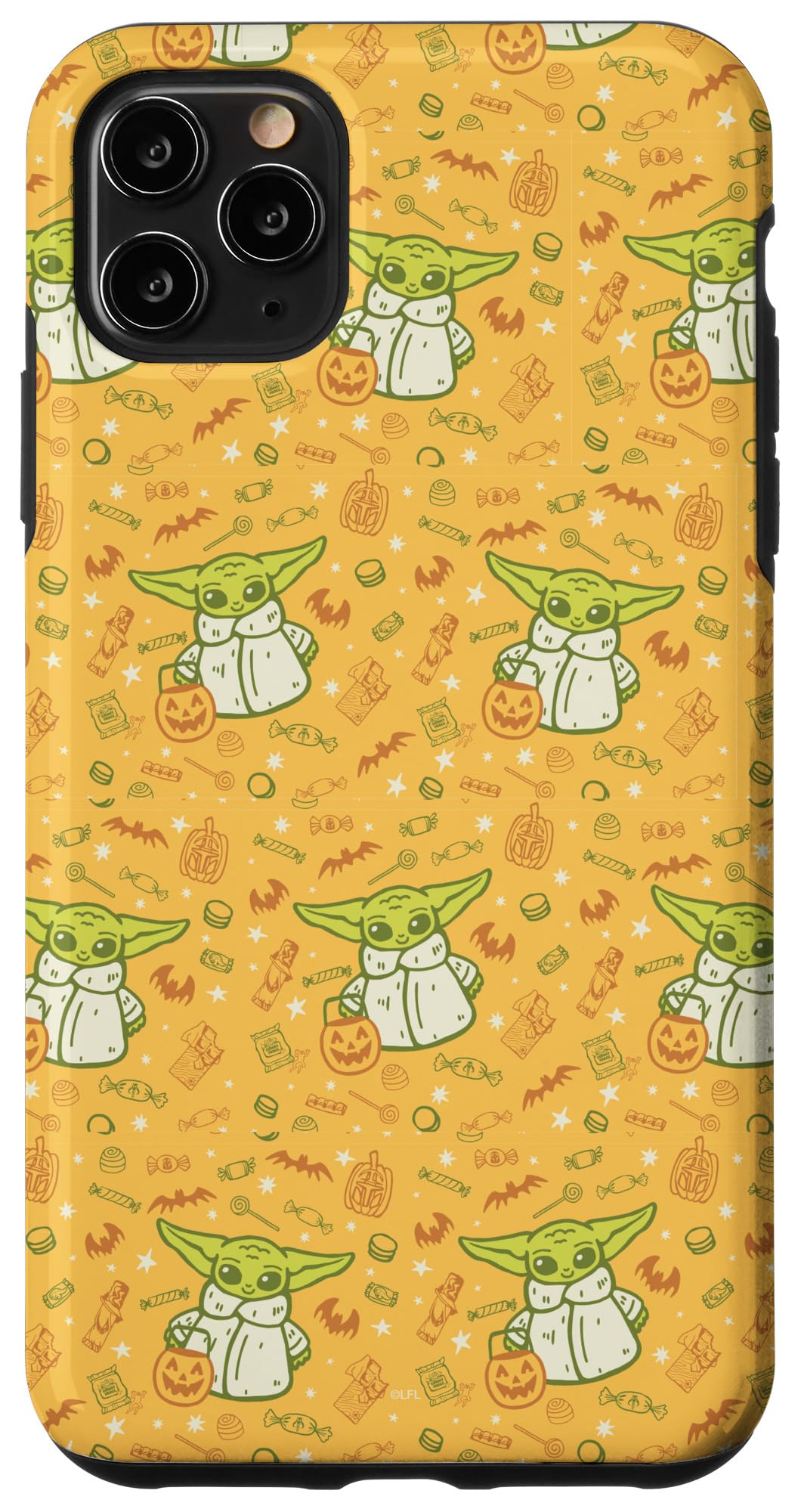 Coque iPhone 11 Star Wars résolvez le problème des rayures motif Grogu