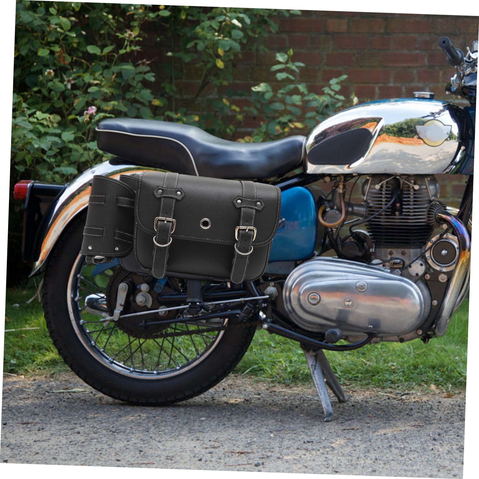 OUNONA Borsa laterale universale per moto, 30 x 21 x 14 cm, impermeabile, compatibile con bici elettriche