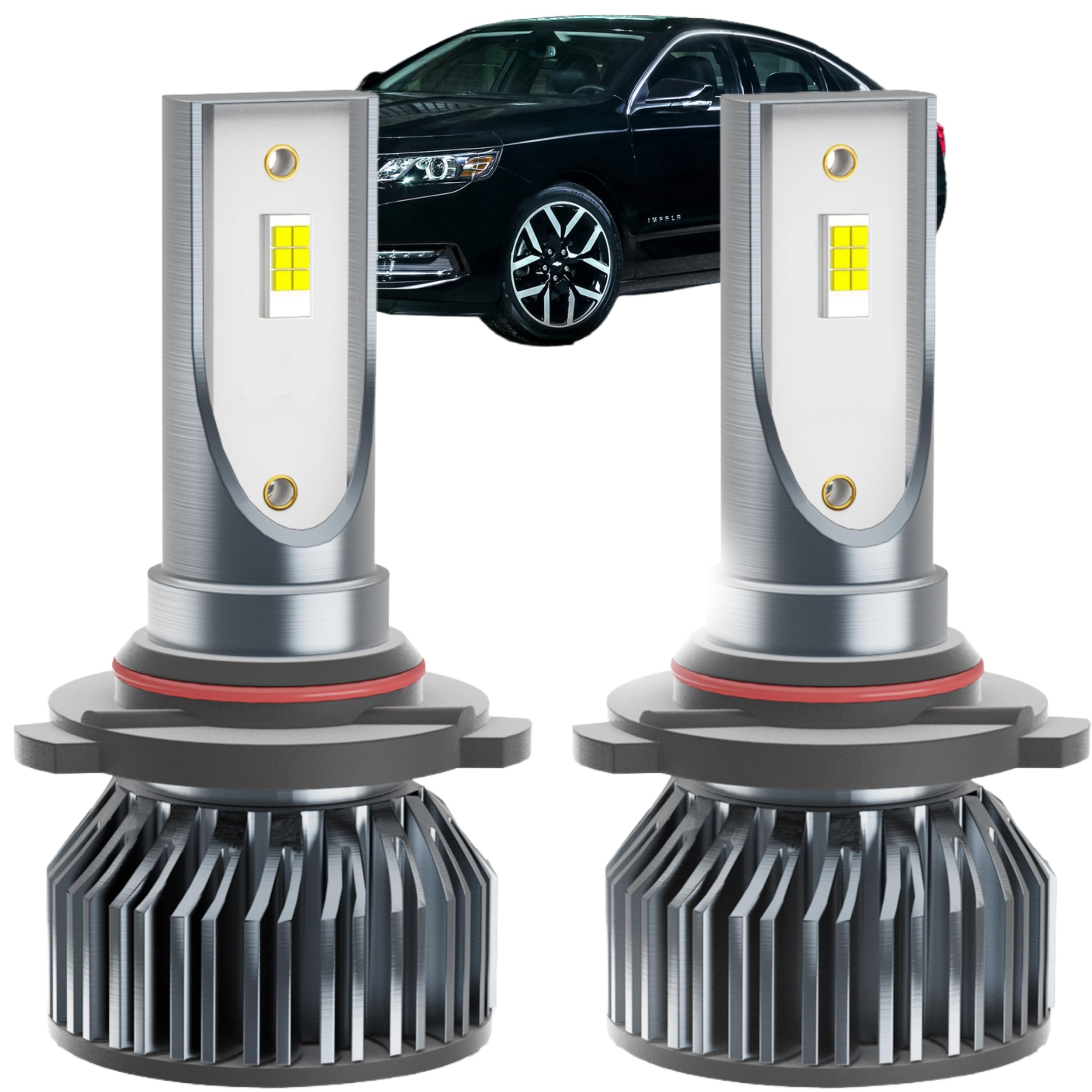 Impala Dedicated Accessory,Fit for 2014 2015 Impala,9012 Hi Lo Beam,Plug and Play,No Errors,Pack of 2
