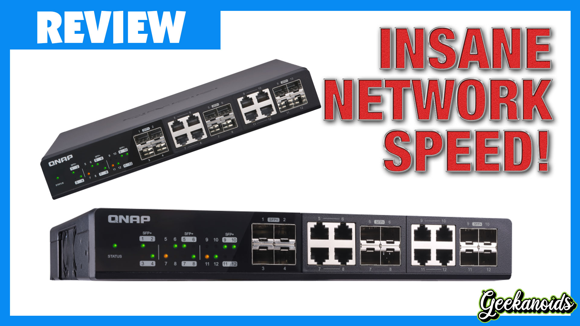 Watch QNAP QSW-1208-8C 10Gb Ethernet Switch Review on Amazon Live