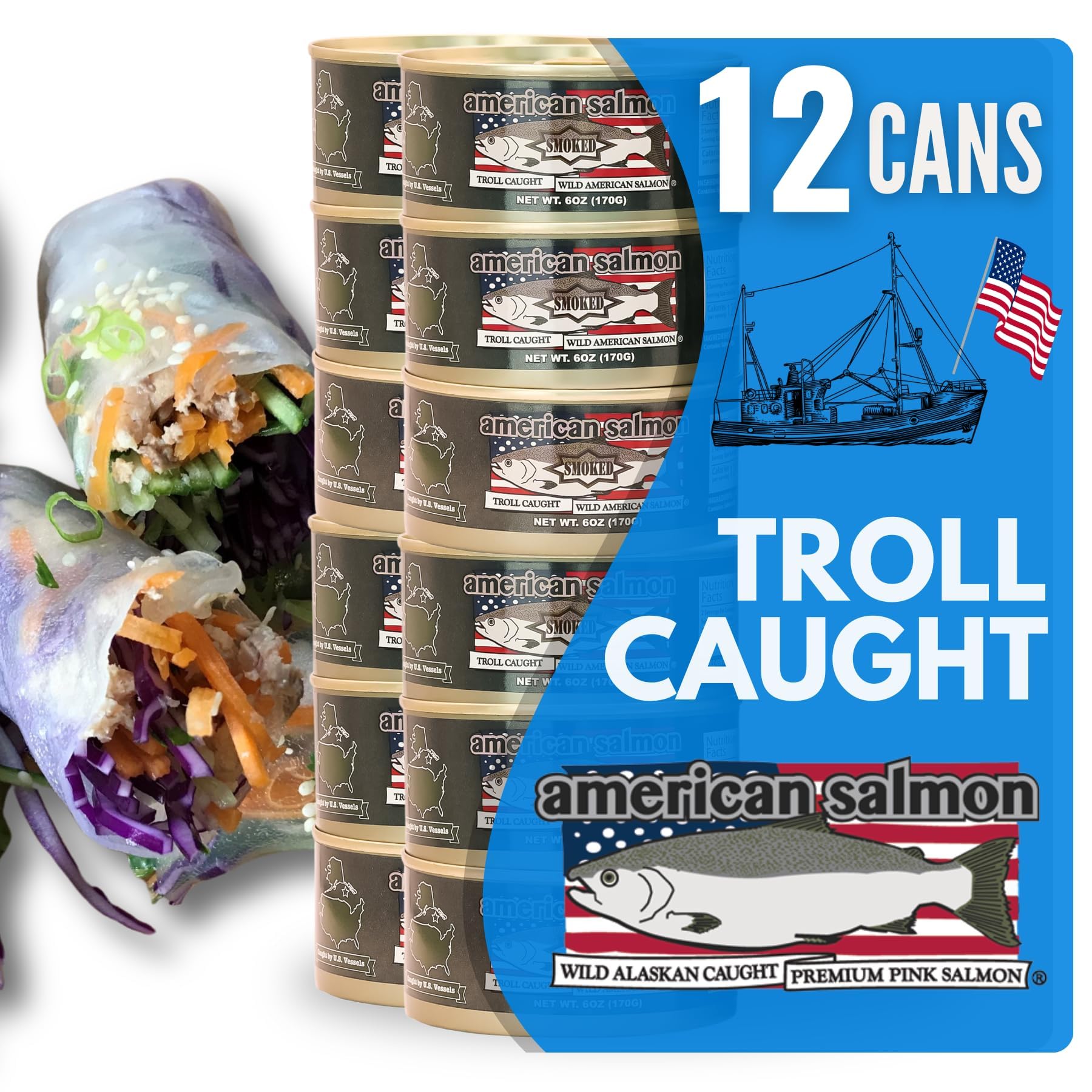 Amazon.com : American Tuna Sushi-grade Troll Caught Premium Wild