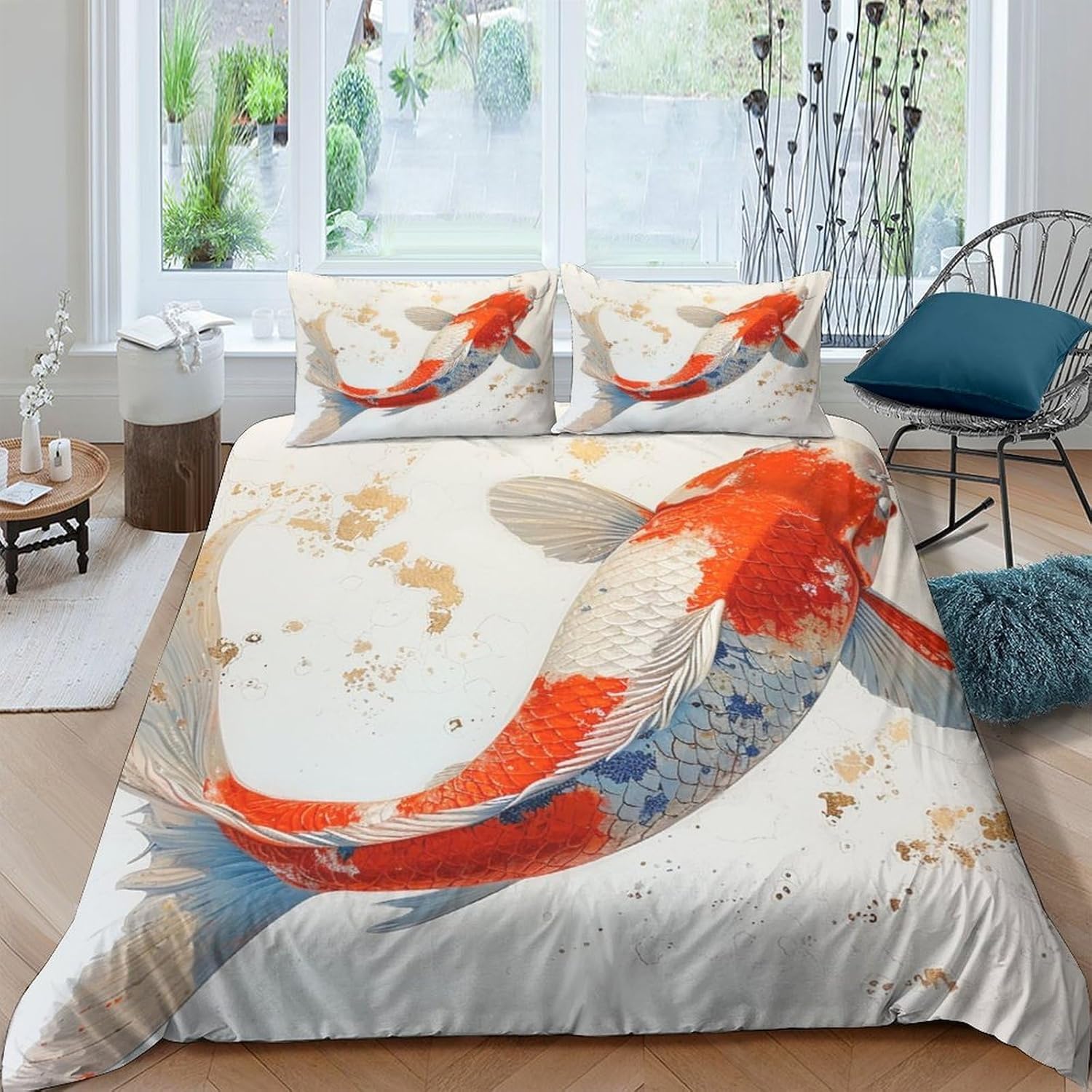 Housse couette 3D animaux marins pour transformer votre chambre en un havre de paix aquatique