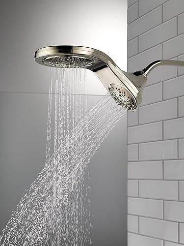 Miniatura 2 de DELTA FAUCET 58581-PN-PK HydroRain H2OKinetic - Combo de ducha 2 en 1, flujo de agua de 1.75 GPM, níquel pulido