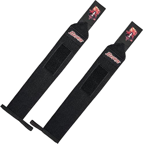 Miniatura 4 de Muñequeras de anime (calidad premium de 19 pulgadas) para levantamiento de pesas, culturismo, levantamiento de pesas, muñequeras, prensa de banca,