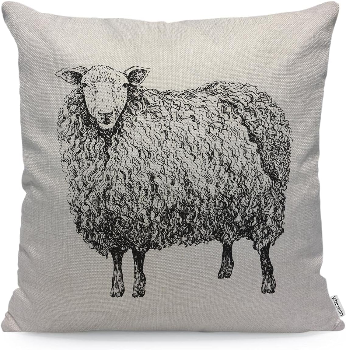 sheep pillow case