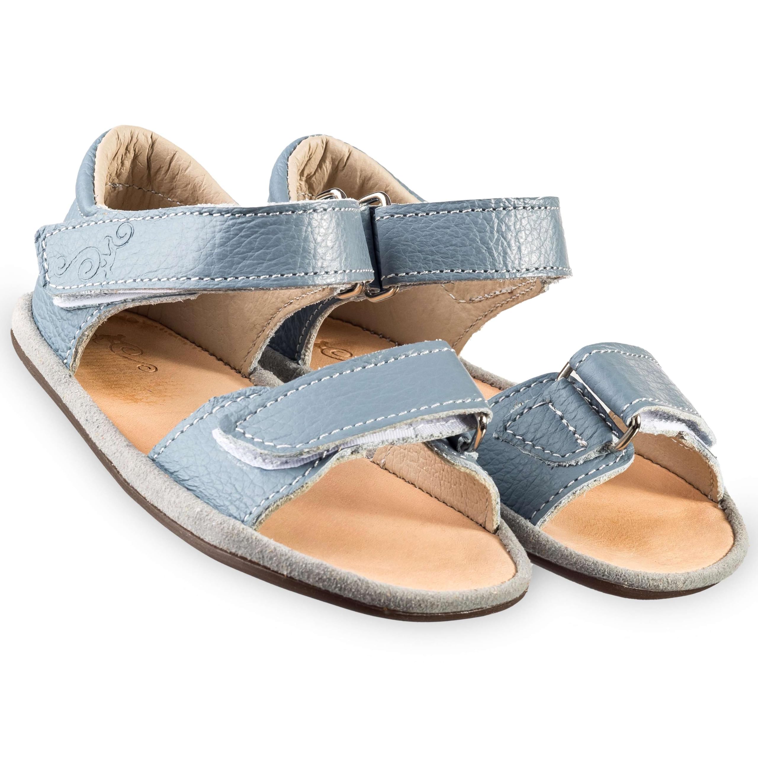 Magical Shoes Kindersandalen, Barfußschuhe Kinder, Sandalen Mädchen & Jungen, Minimalschuhe mit Klettverschluss, Barefoot Sandals Kids, Gr. 24-29, Kiki
