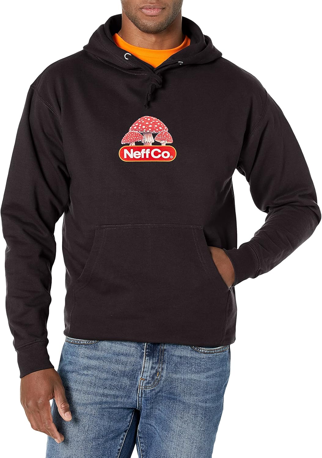 NEFF Men's Graphic Groovy Logo Skater Pullover Hoodie Sweatshirt