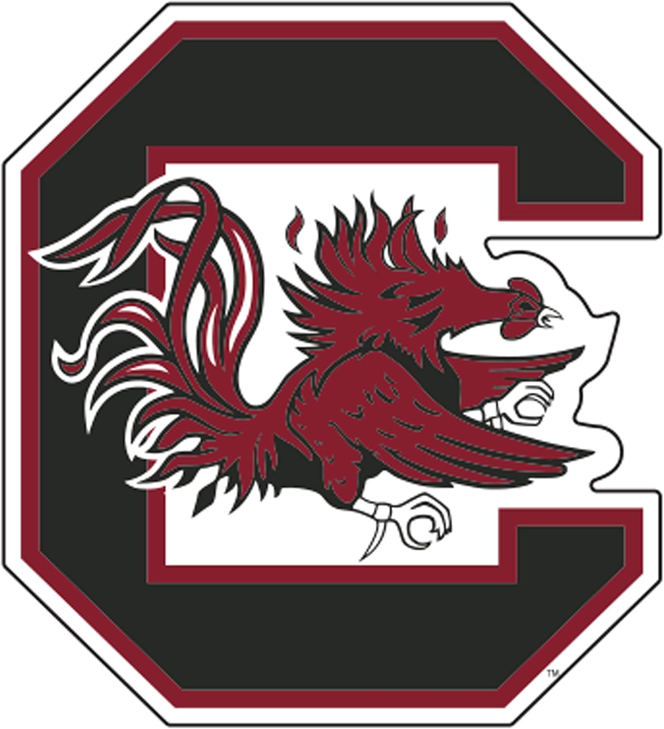 Craftique South Carolina Magnet (C Gamecock Magnet (3''4''6''12''18''), 6 in)