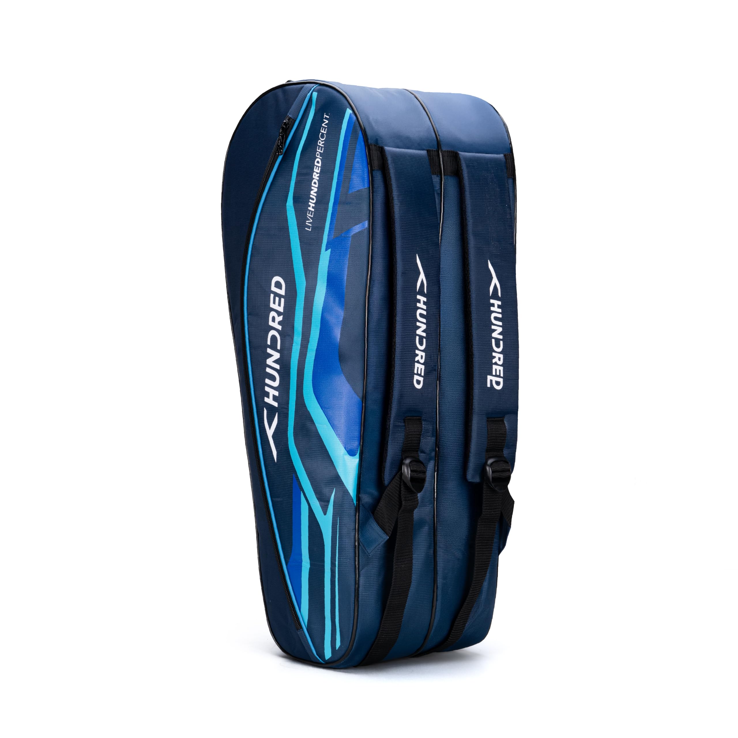 Hundred Glacio Pack Sports Kit Bag | Large Sports Duffle with Separate Shoe Compartment, Insulated Compartmnets, Wet Gear Pocket & Adjustable Straps | Gym, Travel, Cricket, Football, Outdoor Use-image-43