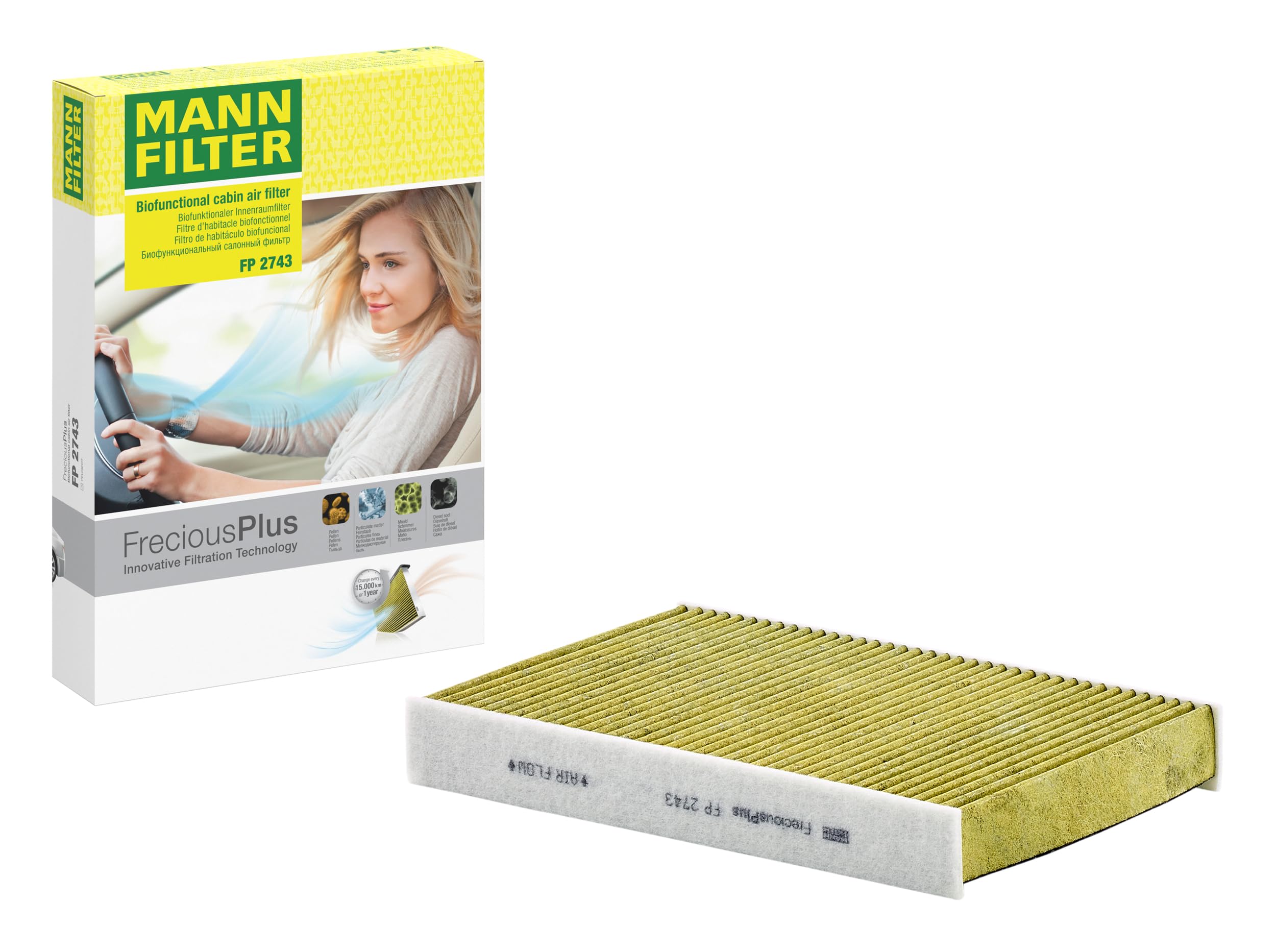 MANN-FILTER FP 2743 Cabin Air Filter - CARS + TRANSPORTERS