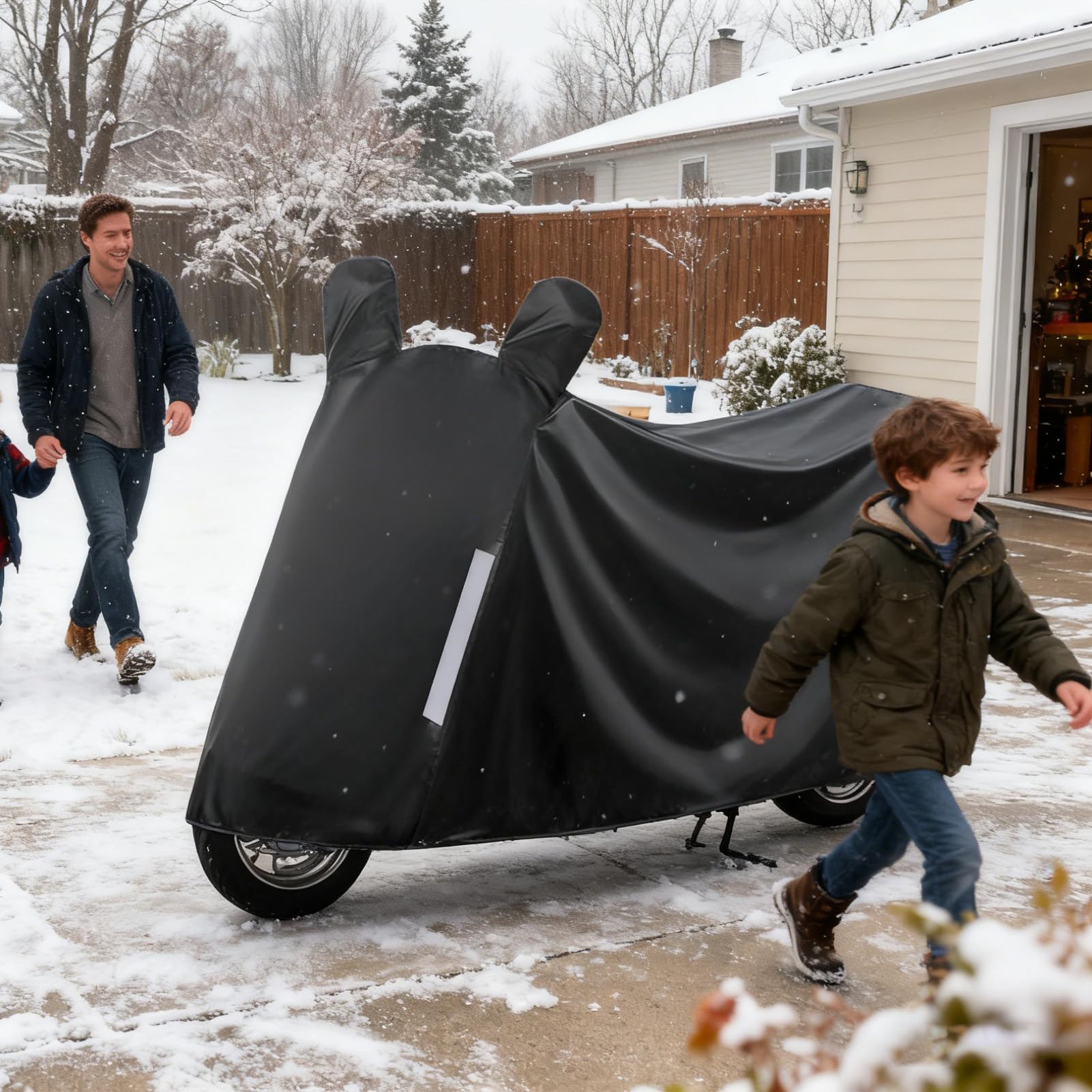 Housse de Moto Imperméable Haute Résistance Imperméable Toutes Saisons