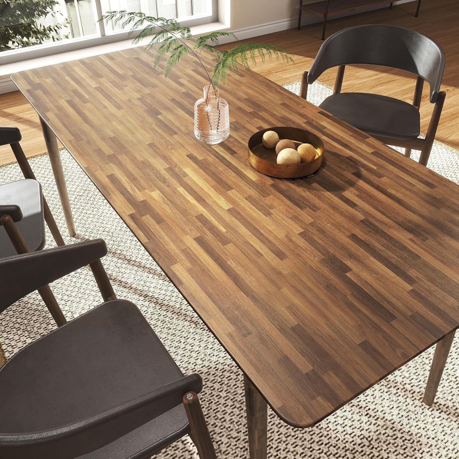 FunStick 60CM×5M Wood Effect Wallpaper for Kitchen Worktop Covering Sticky Back Plastic for Furniture Shelves Wooden Vinyl Wrap for Kitchen Cupboards Light Brown Wood Panel Effect Wallpaper - Image 4