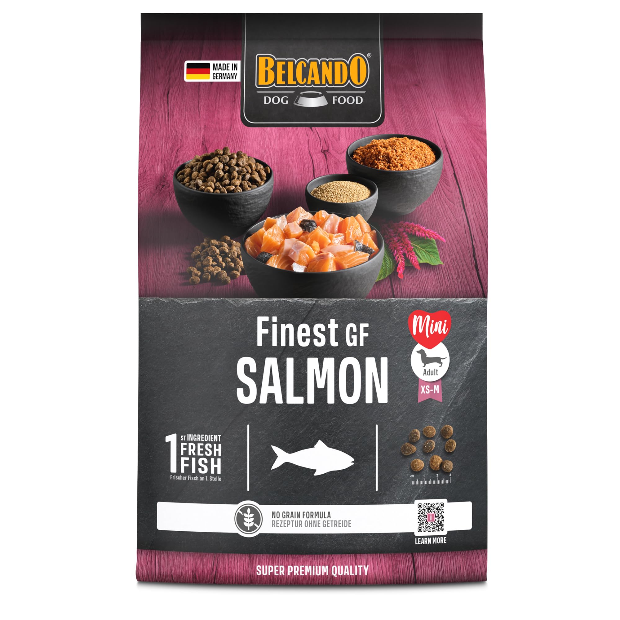 Belcando Finest GF Salmon [4 kg] Cibo per cani senza cereali