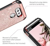 Vista 2 de Estuche para LG V20, BENTOBEN genial estuche 2 en 1 delgado de policarbonato rígido híbrido laminado con fibra de carbono cromado anti rasguños