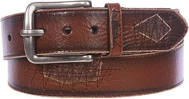 distressed leather belts