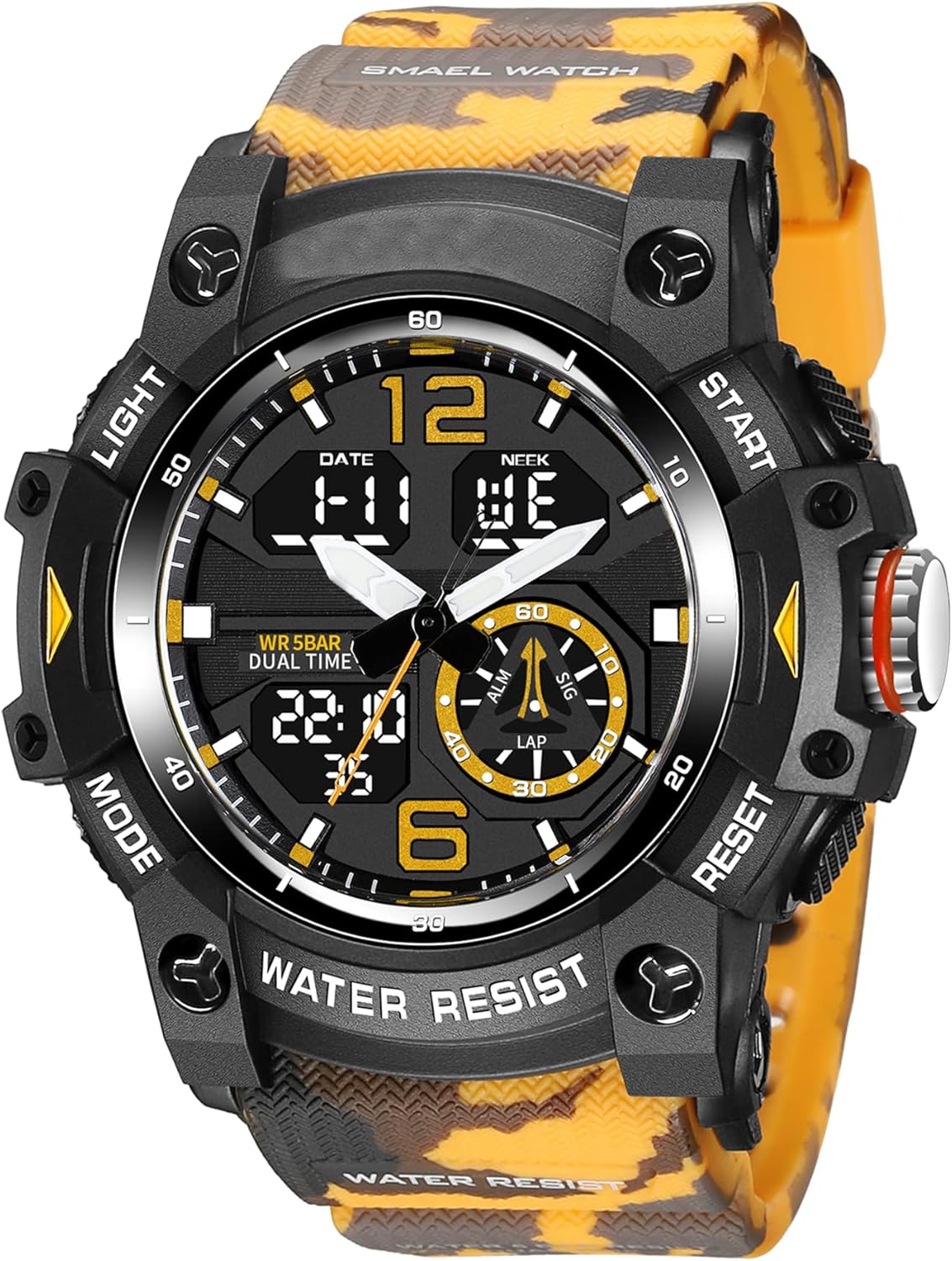 LAVAREDO Digital Sport Watch Waterproof Military Kuwait Ubuy