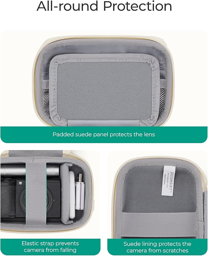 Funda pequeña para cámara digital BAGSMART rosa miniatura 7