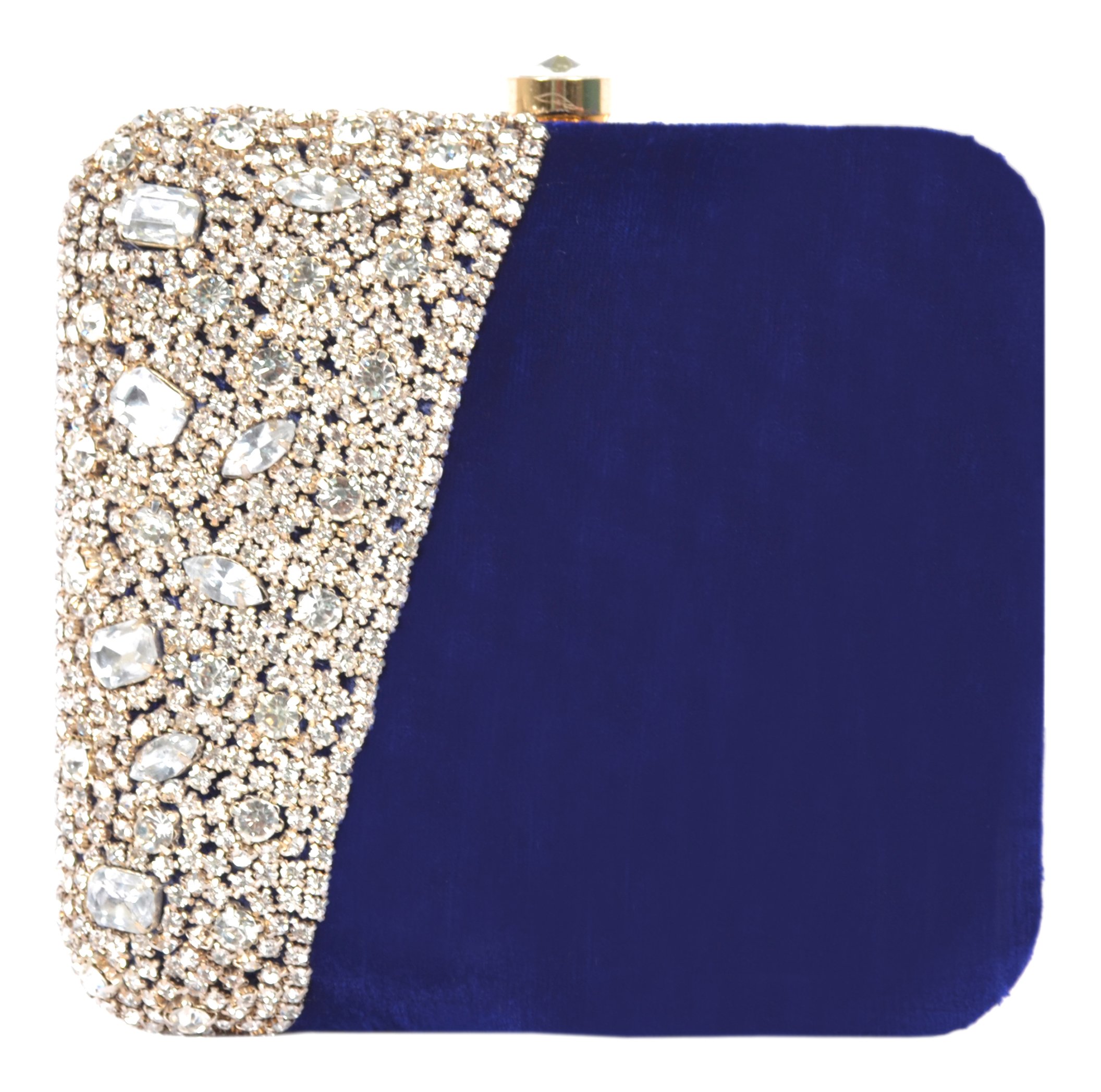 TOOBA Womens Crystal Square Box Clutch (Royal Blue, BLUE CRYSTAL 6X6) (B076CJV1SF) Amazon Price History, Amazon Price Tracker