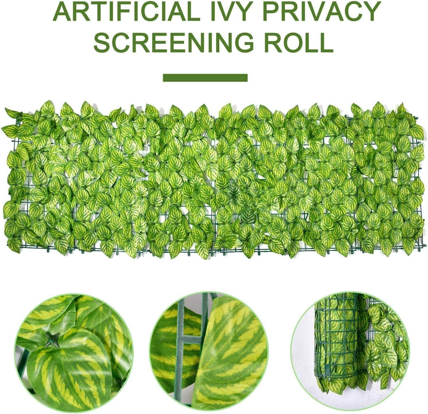 人工葉のスクリーニング ス人工リーフヘッジ ウェディングパーティーガーデンホームウォールデコレーション用 HXJDP220912(C