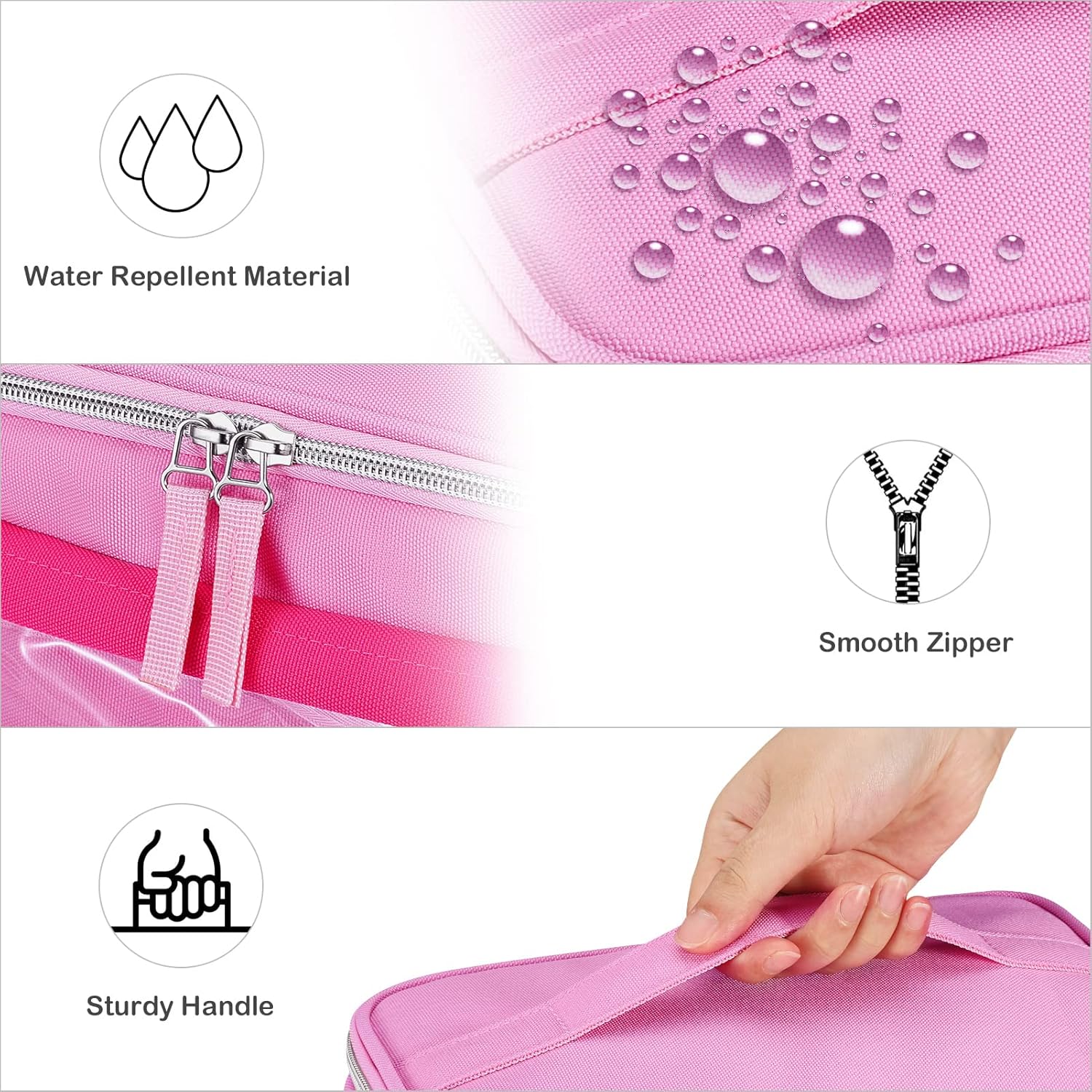 KENOBEE Carrying Case for Toniebox Starter Set, Large Capacity Audio Player Carry Case, with Transparent Bag for Tonies Figures, Mesh Pocket for Player Cards and Creative Tonies Characters