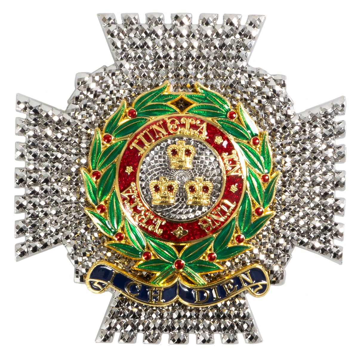 Reproduktion vor dem 1. Weltkrieg Britische Bruststern-Medaille des Ordens des Baderitters, Einheitsgröße, Zink