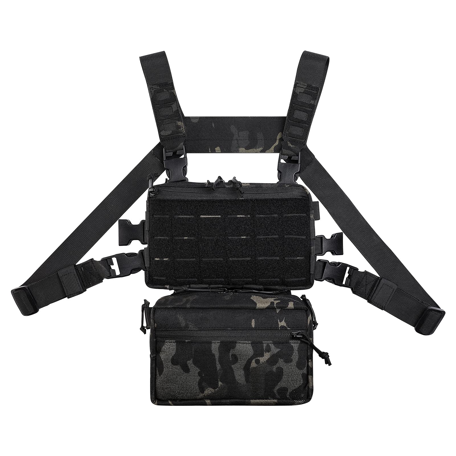 Buy ATZB Chest Rig 1000D Laser Molle Chest Rig EDC EMT Vest Pack with