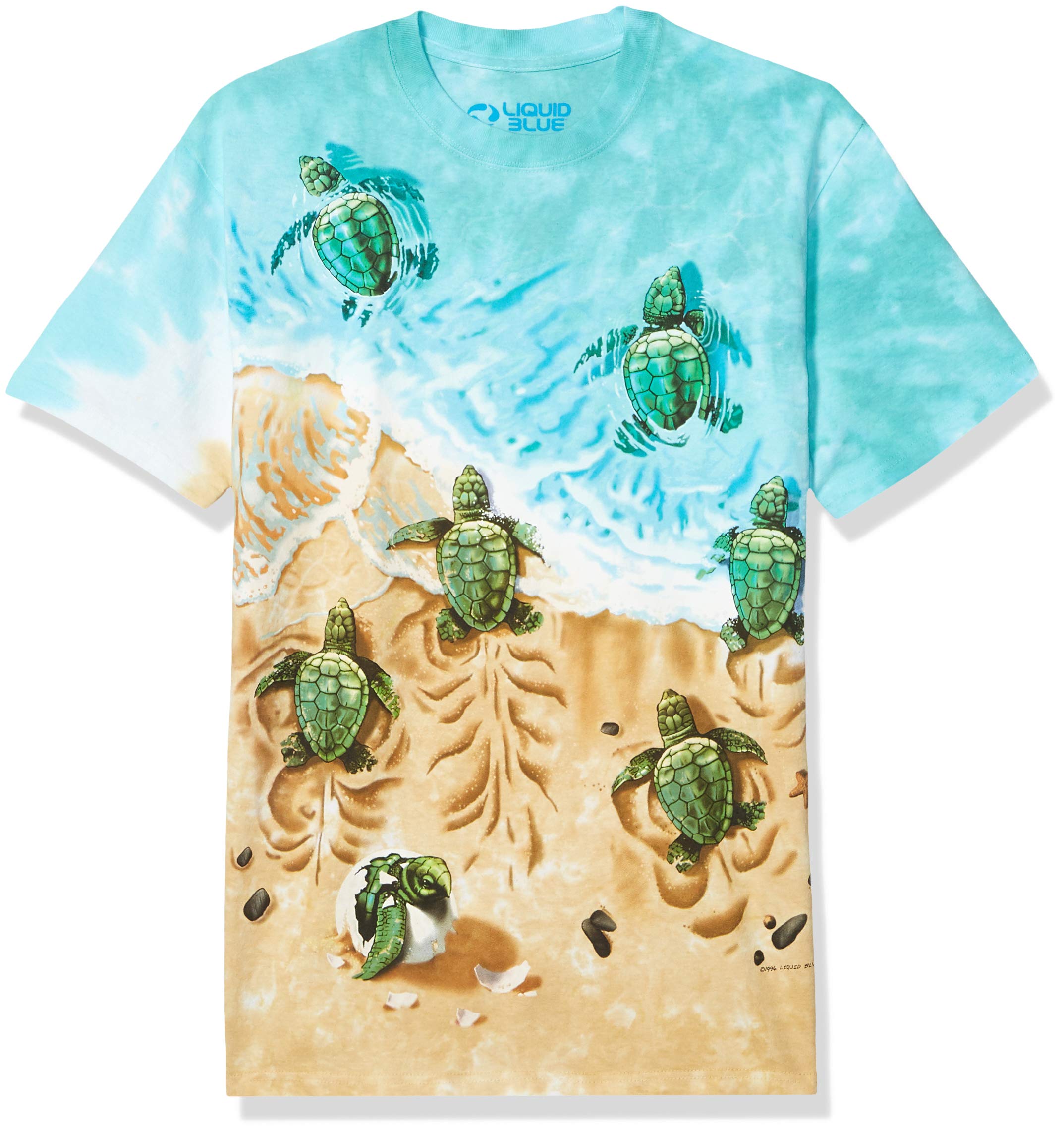 Liquid Bluemens Turtle Beach T-shirt T-Shirt