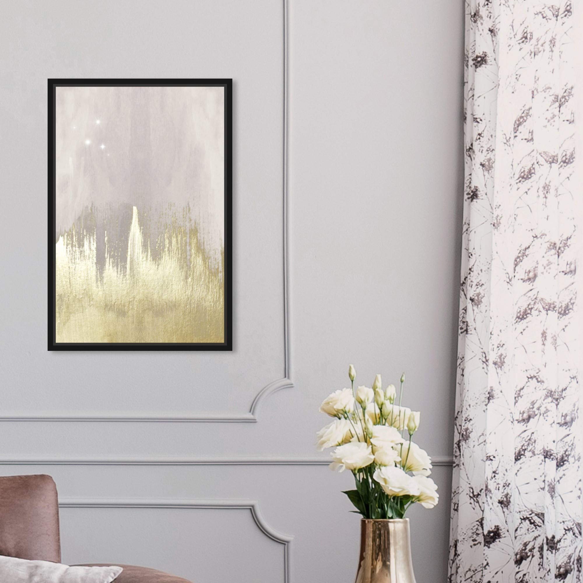 The Oliver Gal Artist Co. Abstract Framed Wall Art Canvas Prints