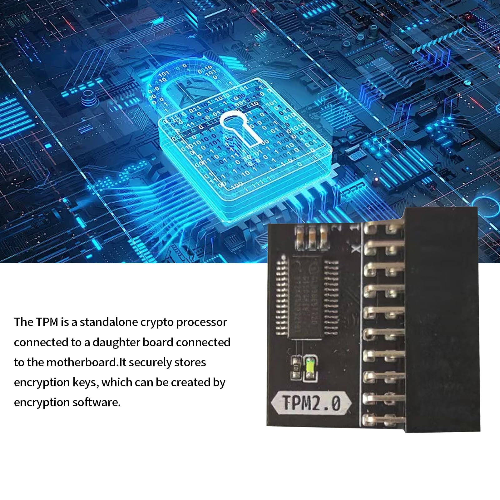 Amazon.com: TPM 2.0 Security Module 20-Pin LPC (2×10) for Gigabyte