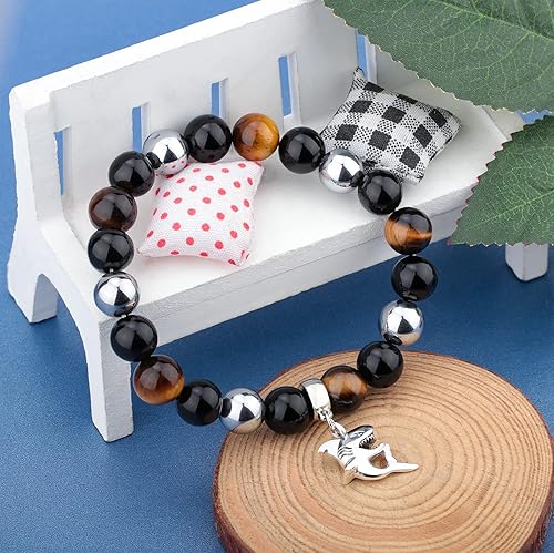 Miniatura 2 de Pulsera de tiburón, espíritu de tiburón, regalo de animales para amantes de tiburones, dije de tiburón, regalo de animales de océano, regalo de