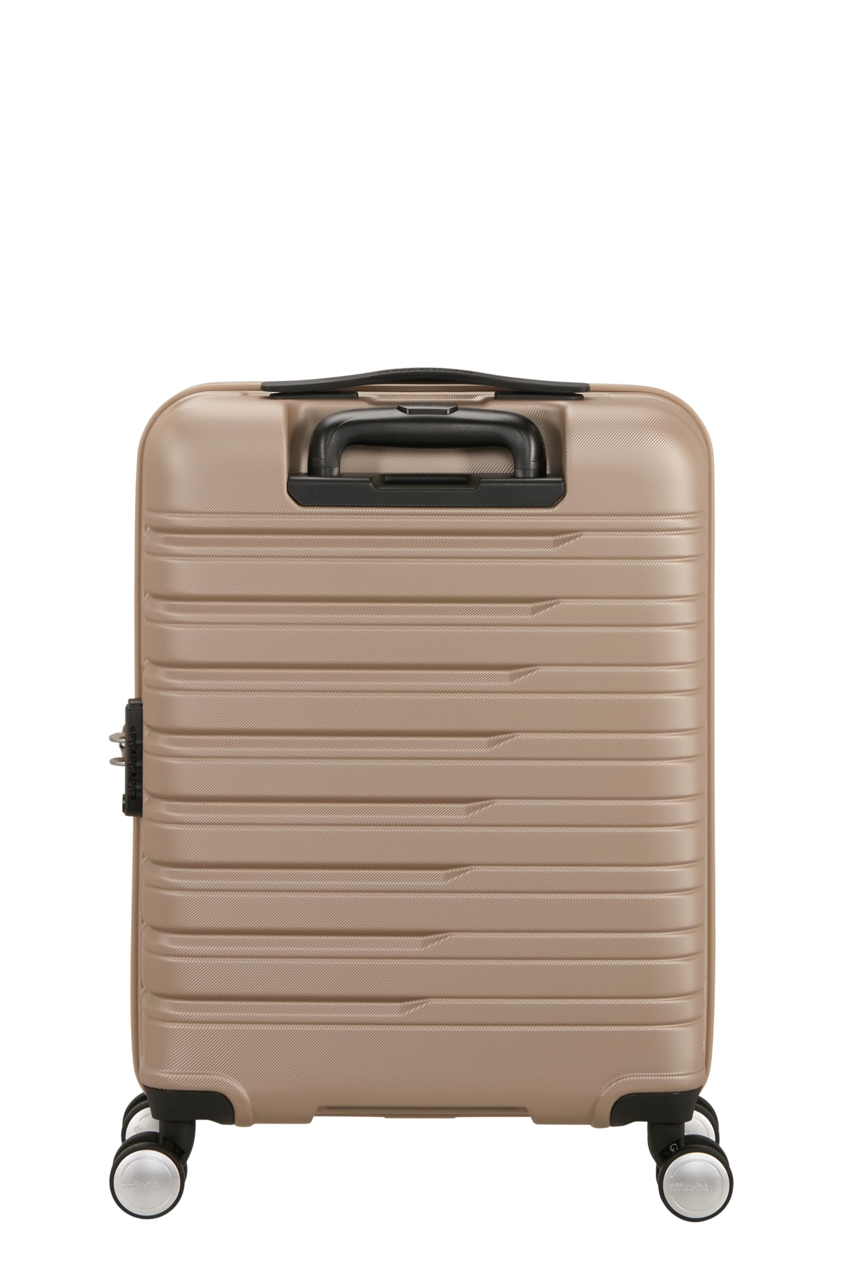 American Tourister Flashline, Twarda Obudowa Bagażu Podręcznego 55 X 40 X 20 cm, Wózek Kabinowy Dla Ryanair i Większości Linii Lotniczych, 34 L, Złoto Kości Słoniowej